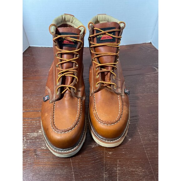 Thorogood Mens 6" Moc Toe Work Boots Made In USA Size 12 - Picture 1 of 8